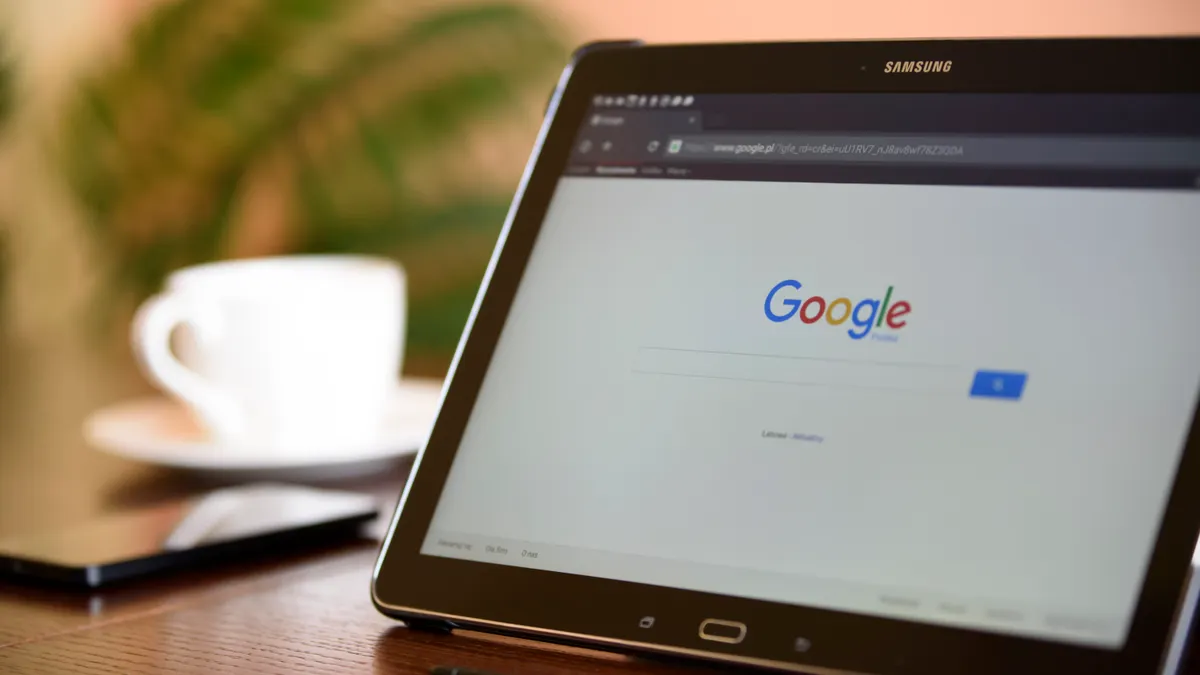 Does Content Freshness Affect Google Rankings? — Black Samsung Tablet on Google Page