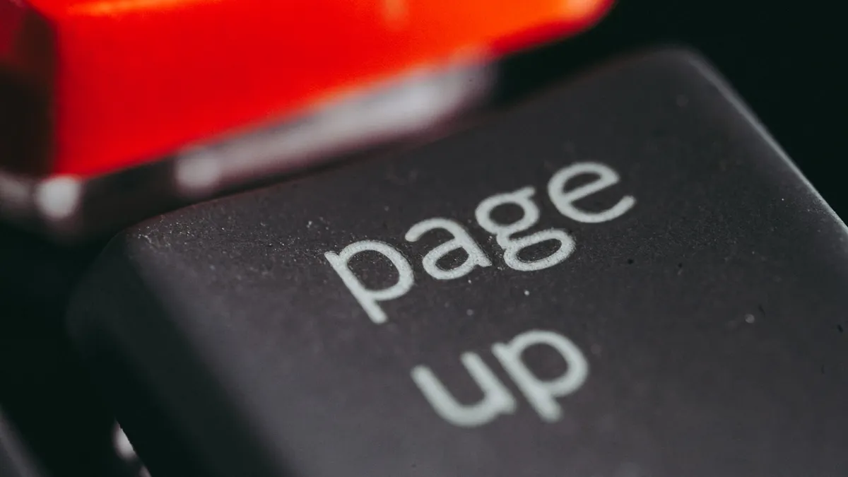 How User Engagement May Influence SEO Rankings — A Macro Shot of the Page Up Key of a Keyboard